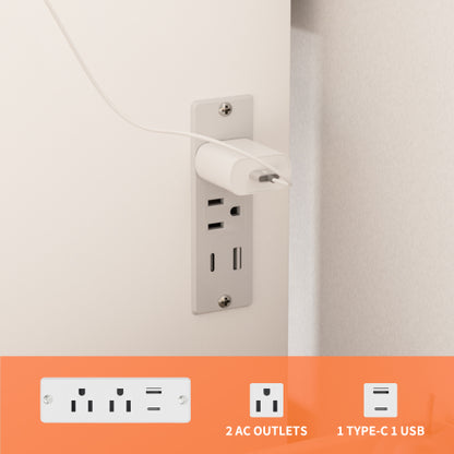 32'' Wide Makeup Vanity Desk with Lighted Mirror and Power Outlet, Dressing Table with Large Storage Space and Cushioned Stool for Bedroom & Studio